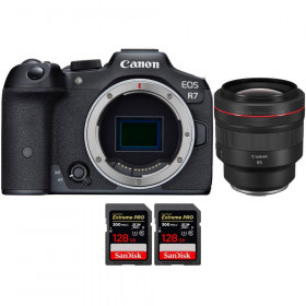 Canon EOS R7 + RF 85mm F1.2 L USM + 2 SanDisk 128GB Extreme PRO UHS-II SDXC 300 MB/s - Mirrorless APS-C camera-1