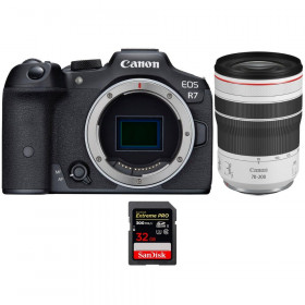 Canon EOS R7 + RF 70-200mm F4 L IS USM + 1 SanDisk 32GB Extreme PRO UHS-II SDXC 300 MB/s - Mirrorless APS-C camera-1
