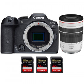 Canon EOS R7 + RF 70-200mm F4 L IS USM + 3 SanDisk 32GB Extreme PRO UHS-II SDXC 300 MB/s - Cámara mirrorless-1