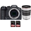 Canon EOS R7 + RF 70-200mm F4 L IS USM + 2 SanDisk 64GB Extreme PRO UHS-II SDXC 300 MB/s - Appareil Photo Hybride|MCZ DIRECT