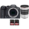 Canon EOS R7 + RF 70-200mm F4 L IS USM + 2 SanDisk 128GB Extreme PRO UHS-II SDXC 300 MB/s - Appareil Photo Hybride|MCZ DIRECT