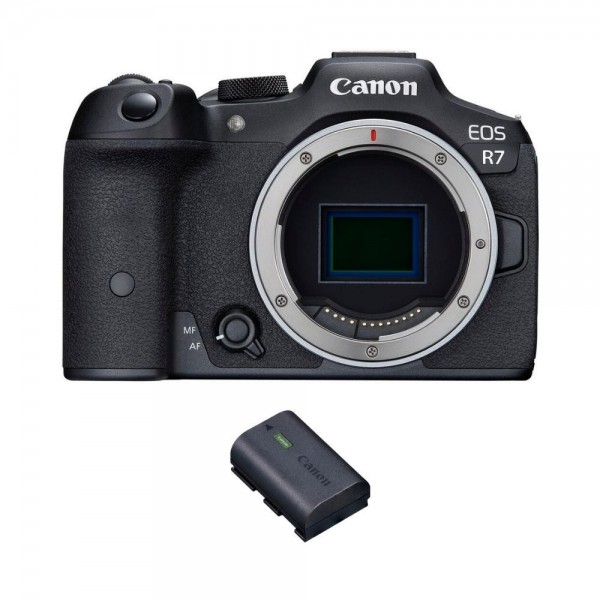Canon EOS R7 + Canon LP-E6NH Canon Canon EOS R7 €1,163.00 MCZ DIRECT