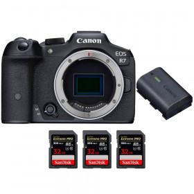 Canon EOS R7 + Canon LP-E6NH + 3 SanDisk 32GB Extreme PRO UHS-II SDXC 300 MB/s - Mirrorless APS-C camera-1