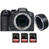 Canon EOS R7 + EF-EOS R + 3 SanDisk 32GB Extreme PRO UHS-II SDXC 300 MB/s - Appareil Photo Hybride|MCZ DIRECT
