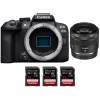 Canon EOS R10 + RF 35mm F1.8 IS Macro STM + 3 SanDisk 32GB Extreme PRO UHS-II SDXC 300 MB/s - Appareil Photo Hybride APS-C|MCZ DIRECT