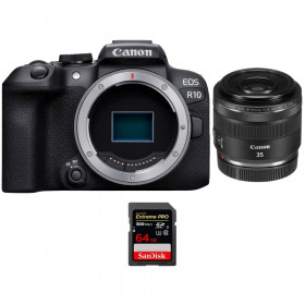 Canon EOS R10 + RF 35mm F1.8 IS Macro STM + 1 SanDisk 64GB Extreme PRO UHS-II SDXC 300 MB/s-1