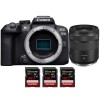 Canon EOS R10 + RF 85mm F2 Macro IS STM + 3 SanDisk 128GB Extreme PRO UHS-II SDXC 300 MB/s - Cámara evil APS-C|MCZ DIRECT