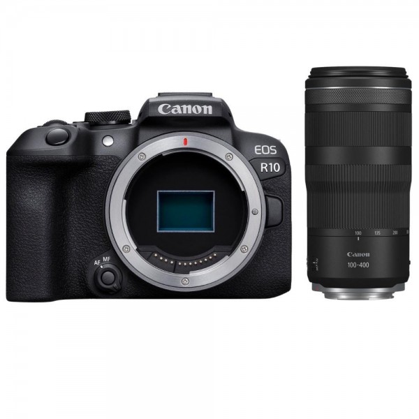 Canon EOS R10 + RF 100-400mm F5.6-8 IS USM - Cámara mirrorless APS-C|MCZ DIRECT