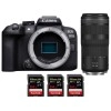Canon EOS R10 + RF 100-400mm F5.6-8 IS USM + 3 SanDisk 64GB Extreme PRO UHS-II SDXC 300 MB/s - Cámara evil APS-C|MCZ DIRECT