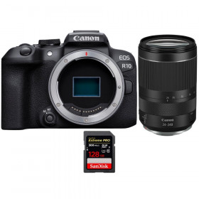 Canon EOS R10 + RF 24-240mm F4-6.3 IS USM + 1 SanDisk 128GB Extreme PRO UHS-II SDXC 300 MB/s-1