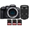 Canon EOS R10 + RF 24-240mm F4-6.3 IS USM + 3 SanDisk 128GB Extreme PRO UHS-II SDXC 300 MB/s - Cámara evil APS-C|MCZ DIRECT