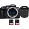 Canon EOS R10 + RF 24-105mm F4-7.1 IS STM + 2 SanDisk 32GB Extreme PRO UHS-II SDXC 300 MB/s - Appareil Photo Hybride APS-C|MCZ DIRECT