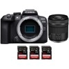 Canon EOS R10 + RF 15-30mm F4.5-6.3 IS STM + 3 SanDisk 32GB Extreme PRO UHS-II SDXC 300 MB/s - Cámara evil APS-C|MCZ DIRECT