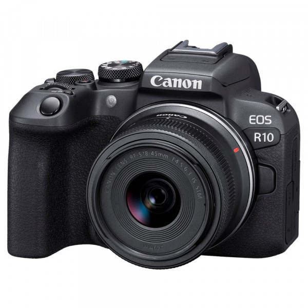 Canon EOS R10 + RF-S 18-45mm f/4.5-6.3 IS STM - Cámara evil APS-C-1