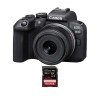 Canon EOS R10 + RF-S 18-45mm F4.5-6.3 IS STM + 1 SanDisk 128GB Extreme PRO UHS-II SDXC 300 MB/s - Cámara evil APS-C|MCZ DIRECT