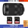 Canon RF 24-240 mm f/4-6,3 IS USM + 2 SanDisk 32GB UHS-II 300 MB/s + Guide PDF "20 TECHNIQUES POUR RÉUSSIR VOS PHOTOS"|MCZ DIRECT