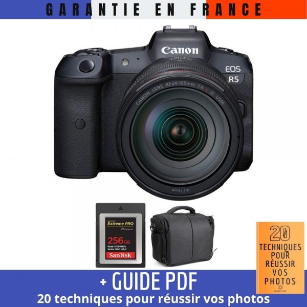 Canon EOS R5 + RF 24-105mm f/4L IS USM + SanDisk 256GB Extreme PRO CFexpress Type B + Bag-2