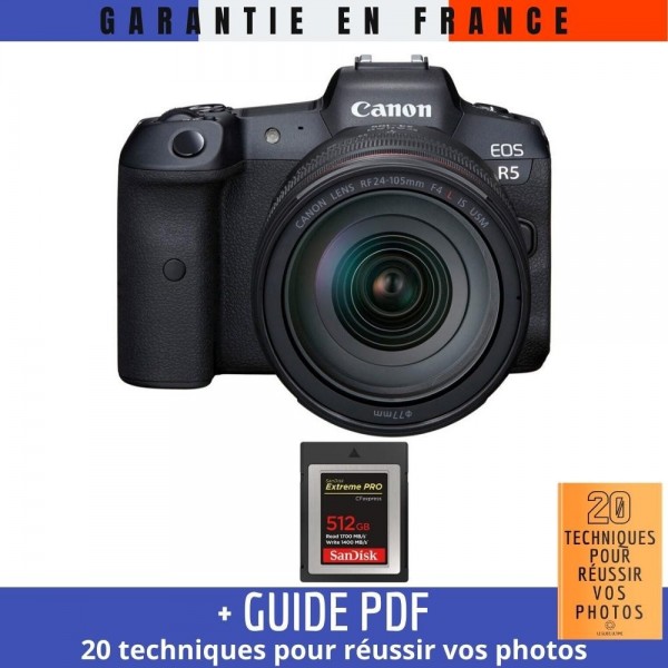 Canon R5 + RF 24-105mm F4L IS USM + SanDisk 512GB Extreme PRO CFexpress Type B - Appareil Photo Professionnel-2