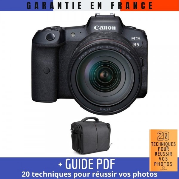 Canon EOS R5 + RF 24-105mm f/4L IS USM + Bag Canon Canon EOS R5 €3,173.00 MCZ DIRECT