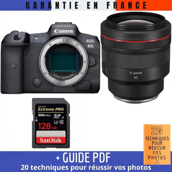 Canon EOS R5 + RF 85mm f/1.2L USM + SanDisk 128GB Extreme PRO UHS-II SDXC 300 MB/s - Cámara mirrorless-2