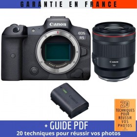 Canon EOS R5 + RF 50mm f/1.2L USM + 1 Canon LP-E6NH - Contenido de la caja 2