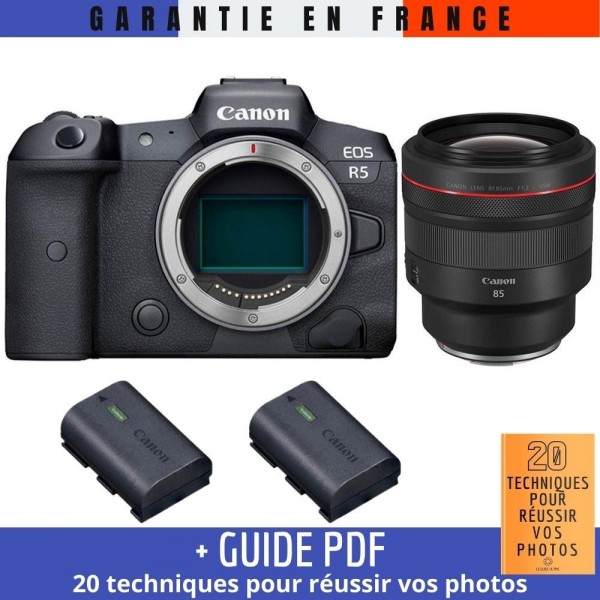 Canon EOS R5 + RF 85mm f/1.2L USM + 2 Canon LP-E6NH - Camara mirrorless Canon Canon EOS R5 4.602,00 € MCZ DIRECT