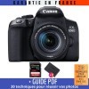 Canon 850D + EF-S 18-55mm f/4-5.6 IS STM + SanDisk 256GB Extreme UHS-I SDXC 170 MB/s + 2 Canon LP-E17-2