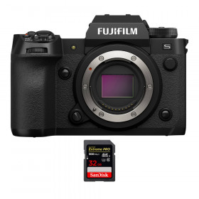 Fujifilm X-H2S + 1 SanDisk 32GB Extreme PRO UHS-II SDXC 300 MB/s - Appareil Photo APS-C-1