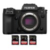 Fujifilm X-H2S + 3 SanDisk 32GB Extreme PRO UHS-II SDXC 300 MB/s - Appareil Photo APS-C|MCZ DIRECT
