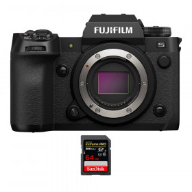 Fujifilm X-H2S + 1 SanDisk 64GB Extreme PRO UHS-II SDXC 300 MB/s - Cámara APS-C-1