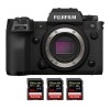 Fujifilm X-H2S + 3 SanDisk 64GB Extreme PRO UHS-II SDXC 300 MB/s - Appareil Photo APS-C|MCZ DIRECT