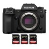 Fujifilm X-H2S + 3 SanDisk 128 GB Extreme PRO UHS-II SDXC 300 MB/s - Dispositivo fotográfico APS-C|MCZ DIRECT