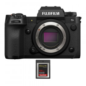 Fujifilm X-H2S + 1 SanDisk 64GB Extreme PRO CFexpress Type B - Appareil Photo APS-C-1