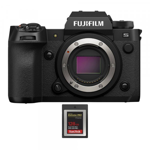 Fujifilm X-H2S + 1 SanDisk 128GB Extreme PRO CFexpress Type B - Cámara APS-C-1