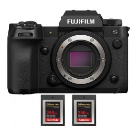 Fujifilm X-H2S + 2 SanDisk 256 GB Extreme PRO CFexpress Tipo B - Dispositivo fotográfico APS-C-1