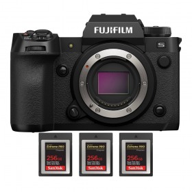 Fujifilm X-H2S + 3 SanDisk 256 GB Extreme PRO CFexpress Tipo B - Dispositivo fotográfico APS-C-1