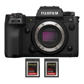 Fujifilm X-H2S + 2 SanDisk 512 GB Extreme PRO CFexpress Tipo B - Dispositivo fotográfico APS-C-1