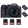 Canon EOS R7 + RF-S 18-150mm STM + 3 SanDisk 128GB Extreme PRO UHS-II SDXC 300 MB/s + 2 Canon LP-E6NH - Appareil Photo Hybride|MCZ DIRECT