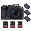 Canon EOS R7 + RF-S 18-150mm STM + 3 SanDisk 32GB Extreme PRO UHS-II SDXC 300 MB/s + 3 Canon LP-E6NH - Appareil Photo Hybride|MCZ DIRECT