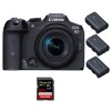 Canon EOS R7 + RF-S 18-150mm STM + 1 SanDisk 64GB Extreme PRO UHS-II SDXC 300 MB/s + 3 Canon LP-E6NH - Appareil Photo Hybride|MCZ DIRECT Canon EOS R7 + RF-S 18-150mm STM + 1 SanDisk 64GB Extreme PRO UHS-II SDXC 300 MB/s + 3 Canon LP-E6NH - Appareil Photo Hybride|MCZ DIRECT