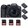 Canon EOS R7 + RF-S 18-150mm STM + 3 SanDisk 64GB Extreme PRO UHS-II SDXC 300 MB/s + 3 Canon LP-E6NH - Appareil Photo Hybride|MCZ DIRECT