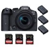Canon EOS R7 + RF-S 18-150mm STM + 3 SanDisk 128GB Extreme PRO UHS-II SDXC 300 MB/s + 3 Canon LP-E6NH - Appareil Photo Hybride|MCZ DIRECT