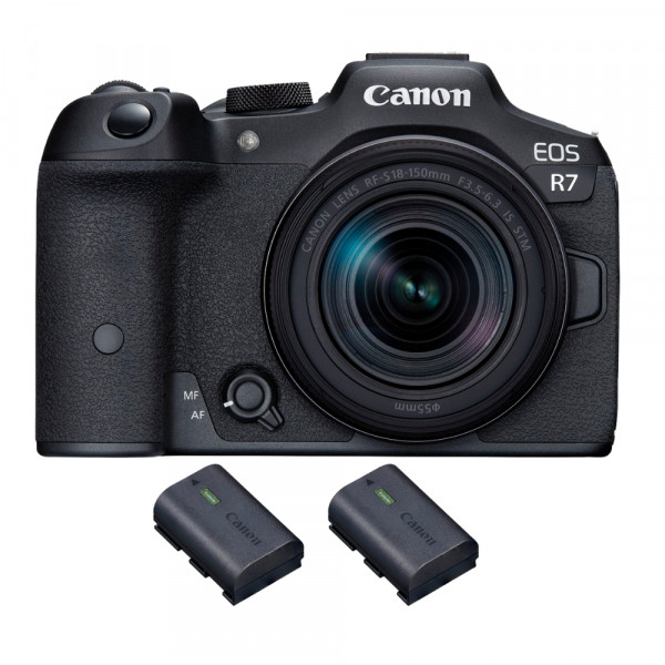 Canon EOS R7 + RF-S 18-150mm STM + 2 Canon LP-E6NH - Appareil Photo Hybride-1