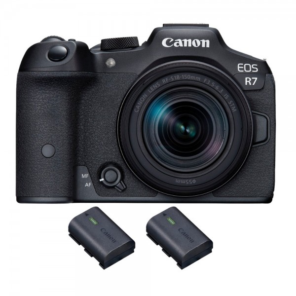 Canon EOS R7 + RF-S 18-150mm STM + 2 Canon LP-E6NH - Cámara mirrorless|MCZ DIRECT