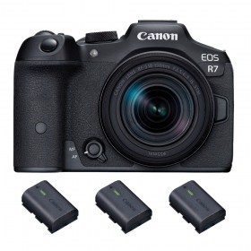 Canon EOS R7 + RF-S 18-150mm STM + 3 Canon LP-E6NH - Cámara mirrorless-1