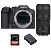 Canon EOS R7 + RF 100-400mm IS + 1 SanDisk 32GB Extreme PRO UHS-II SDXC 300 MB/s + 1 Canon LP-E6NH - Appareil Photo Hybride|MCZ DIRECT Canon EOS R7 + RF 100-400mm IS + 1 SanDisk 32GB Extreme PRO UHS-II SDXC 300 MB/s + 1 Canon LP-E6NH - Appareil Photo Hybride|MCZ DIRECT