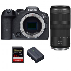 Canon EOS R7 + RF 100-400mm IS + 1 SanDisk 64GB Extreme PRO UHS-II SDXC 300 MB/s + 1 Canon LP-E6NH - Cámara mirrorless-1