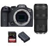 Canon EOS R7 + RF 100-400mm IS + 1 SanDisk 64GB Extreme PRO UHS-II SDXC 300 MB/s + 1 Canon LP-E6NH - Appareil Photo Hybride|MCZ DIRECT