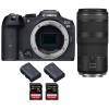 Canon EOS R7 + RF 100-400mm IS + 2 SanDisk 32GB Extreme PRO UHS-II SDXC 300 MB/s + 2 Canon LP-E6NH - Appareil Photo Hybride|MCZ DIRECT