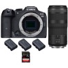 Canon EOS R7 + RF 100-400mm IS + 1 SanDisk 32GB Extreme PRO UHS-II SDXC 300 MB/s + 3 Canon LP-E6NH - Cámara mirrorless|MCZ DIRECT